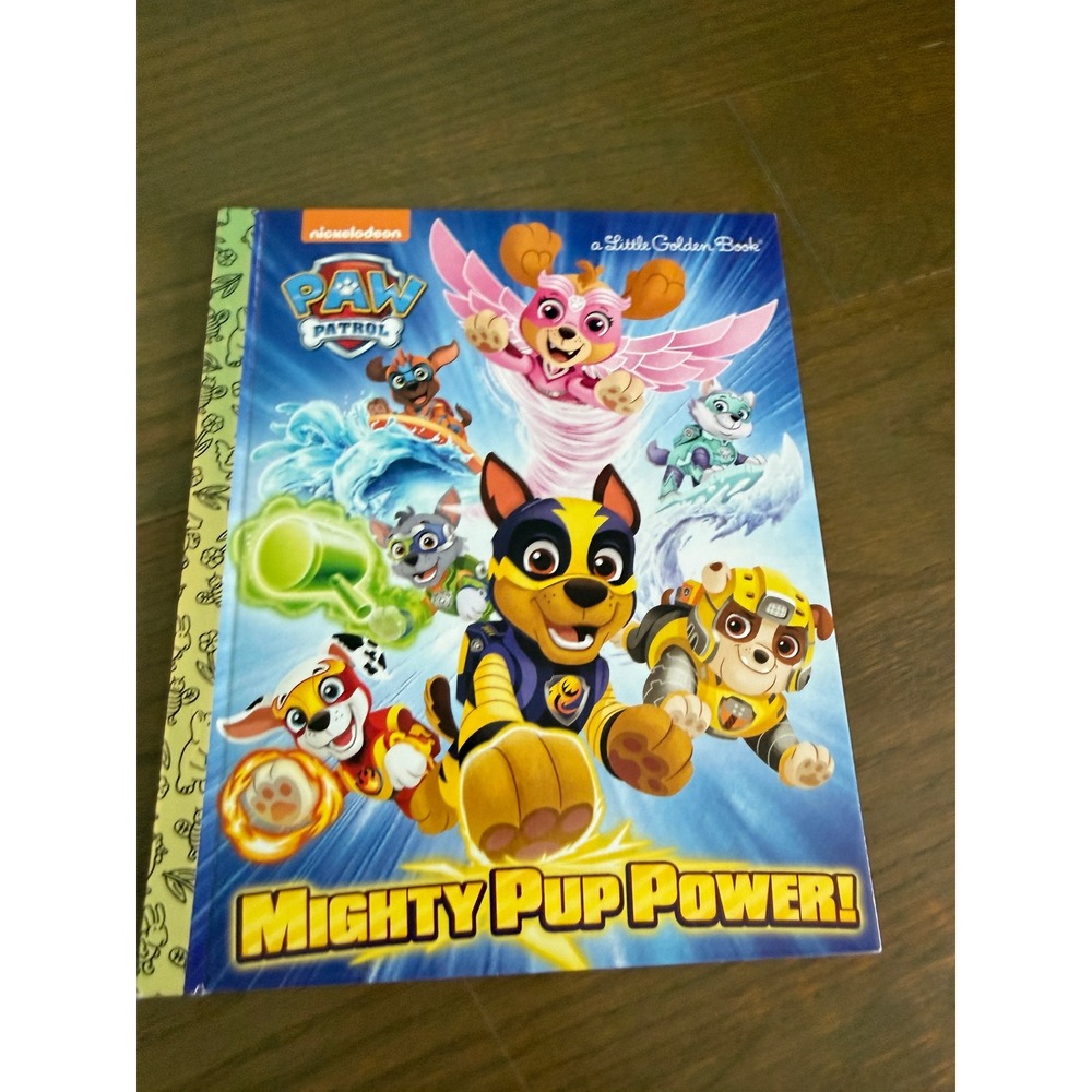 PAW Patrol Mighty Pup Power Little Golden Book Hardcover Nickelodeon